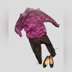 Incredible Lillie Rubin silk RockStar blouse